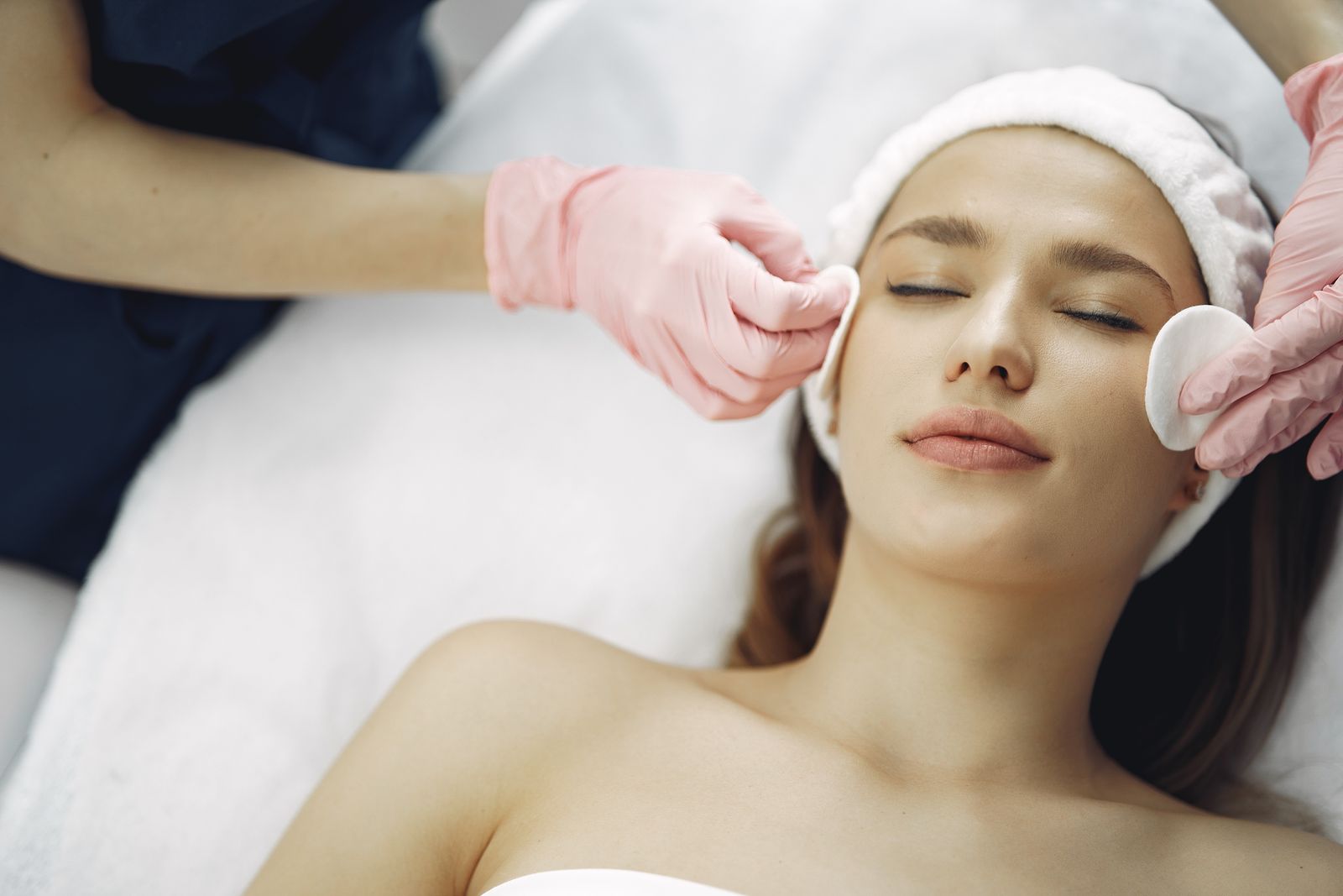 A serene facial treatment